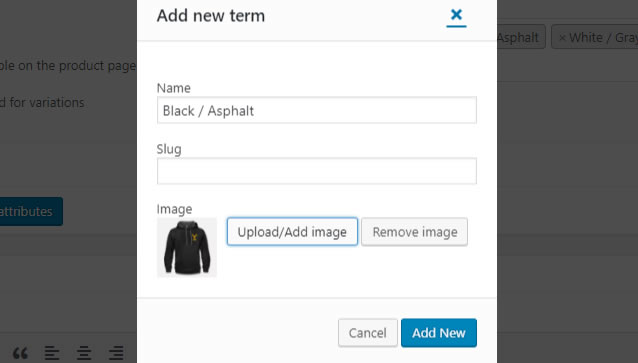 Create Attribute Terms directly at Product Creation Page