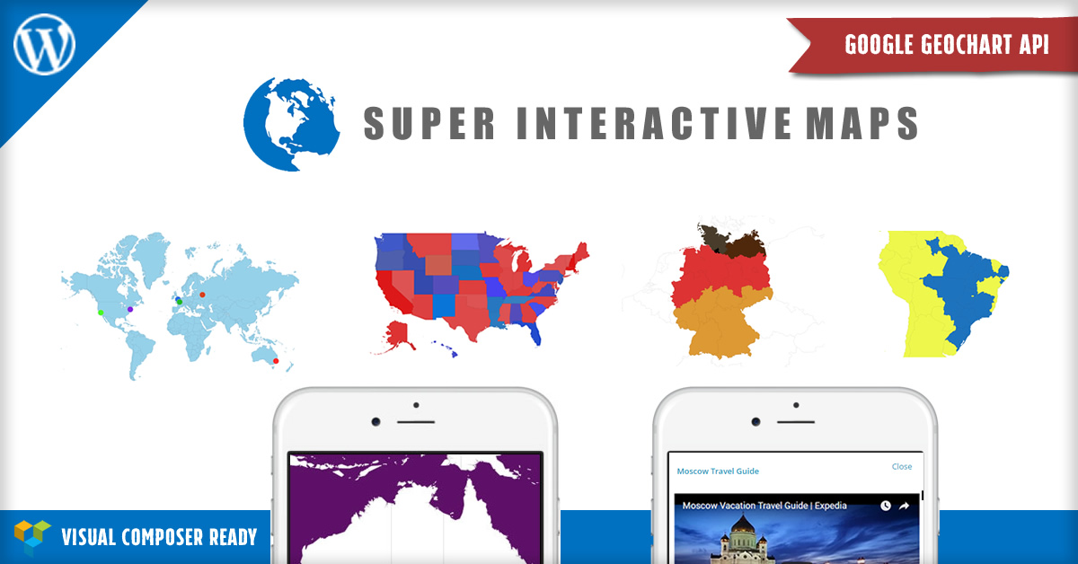 World Interactive Maps WordPress Plugin